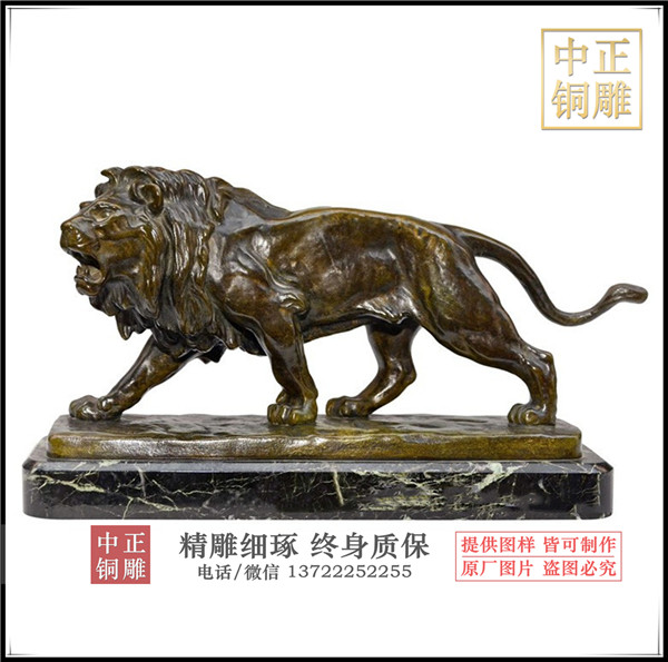 欧式铜狮子雕塑