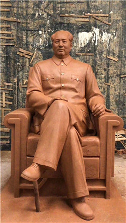 毛主席做沙发雕塑