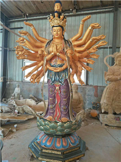 铸铜千手观音雕塑