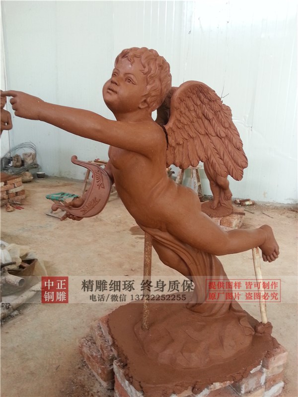 定制小天使铜雕
