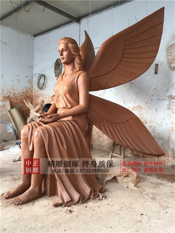 西方天使雕塑
