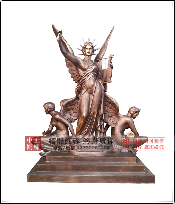 自由女神雕塑图片