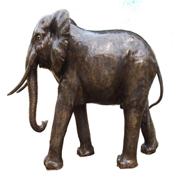 铜雕大象