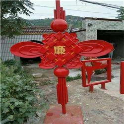 中国结铜雕塑