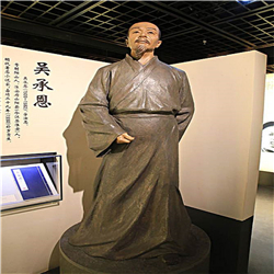 玻璃钢古代人物雕塑