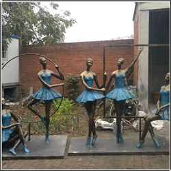 校园舞蹈雕塑