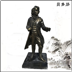 贝多芬人物铜雕塑铸造