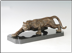 纯铜雕塑豹摆件