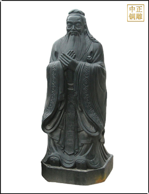立体雕刻孔子像摆件