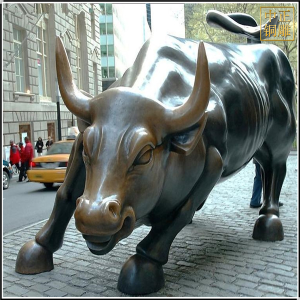 大型铸铜动物雕塑铜牛