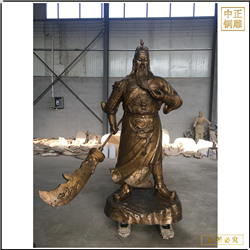 铜雕关公神像价格 