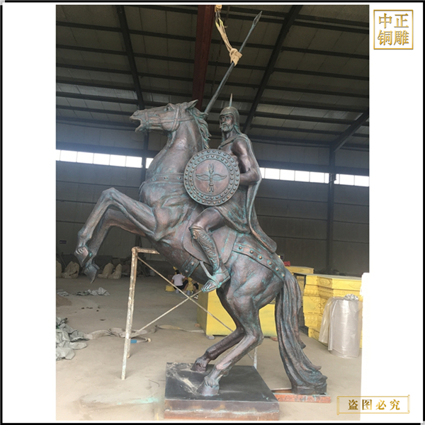 骑马将军雕塑铸造