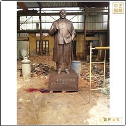 邓小平人物铜雕塑铸造