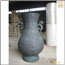 仿古铜花瓶铸造厂家