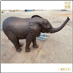 大型铜大象雕塑制作加工