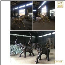 铜大象雕塑厂家供应
