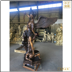 厂家供应纯铜铸造西方人物雕塑
