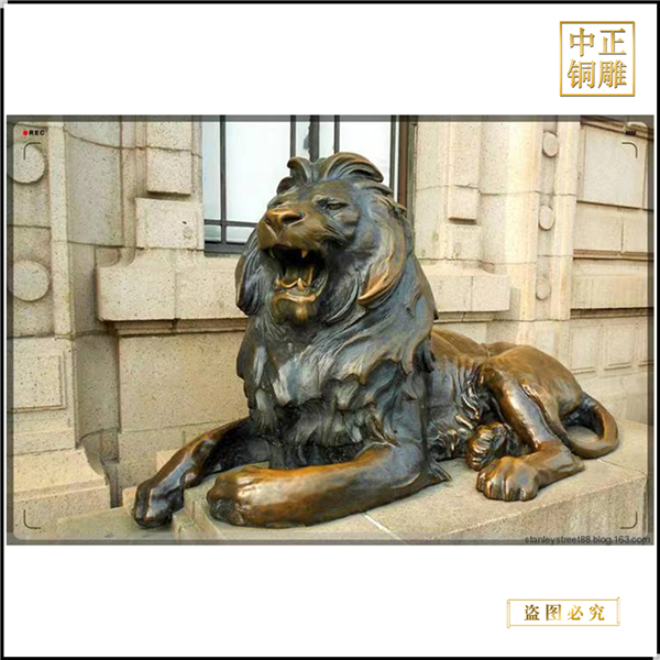 3米仿古铜狮子雕塑