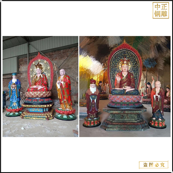 地藏王菩萨铜雕塑像