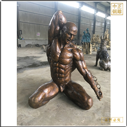 肌肉男铜雕塑铸造厂