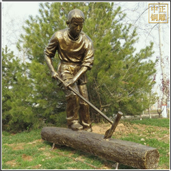 定制砍树人物雕塑