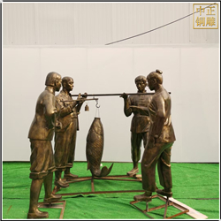 渔文化雕塑