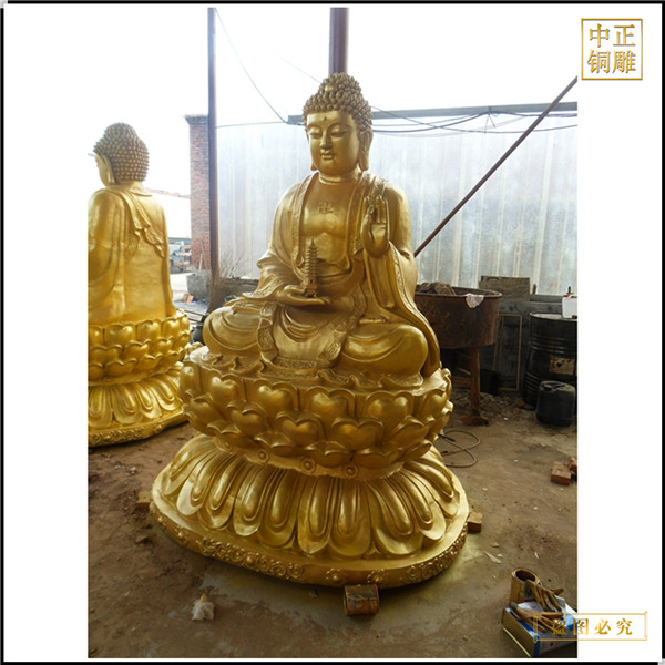纯铜释迦牟尼佛像定制