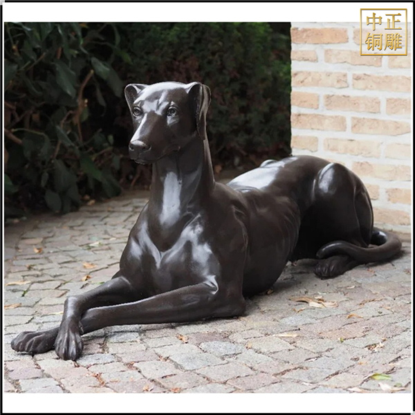 大型看家狗铜雕塑