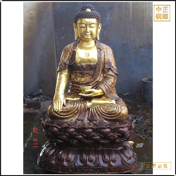 销售寺庙释迦摩尼佛祖铜像