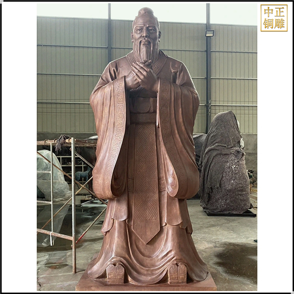 铸铜古代孔子雕塑厂家